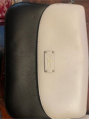 kate spade Black and Cream Two-Tone Crossbody Bag
